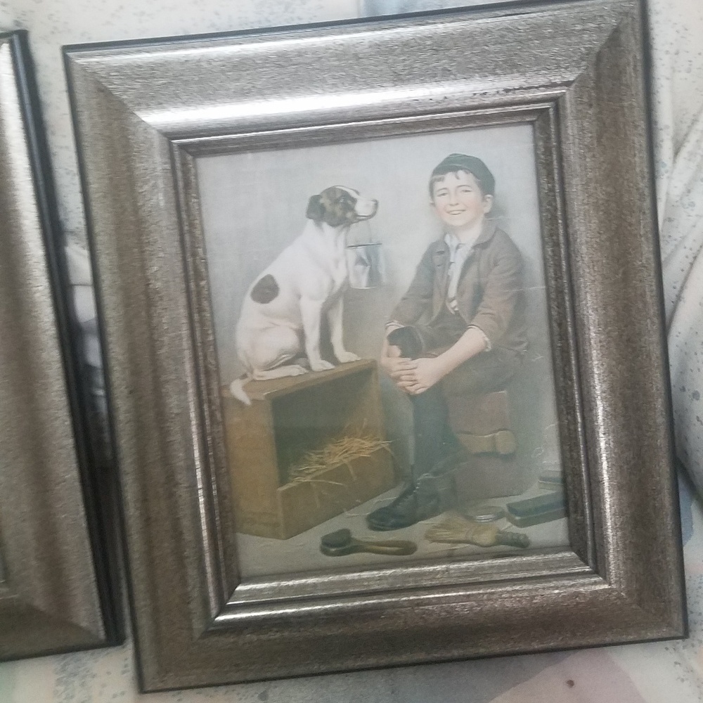 Adorable framed picture